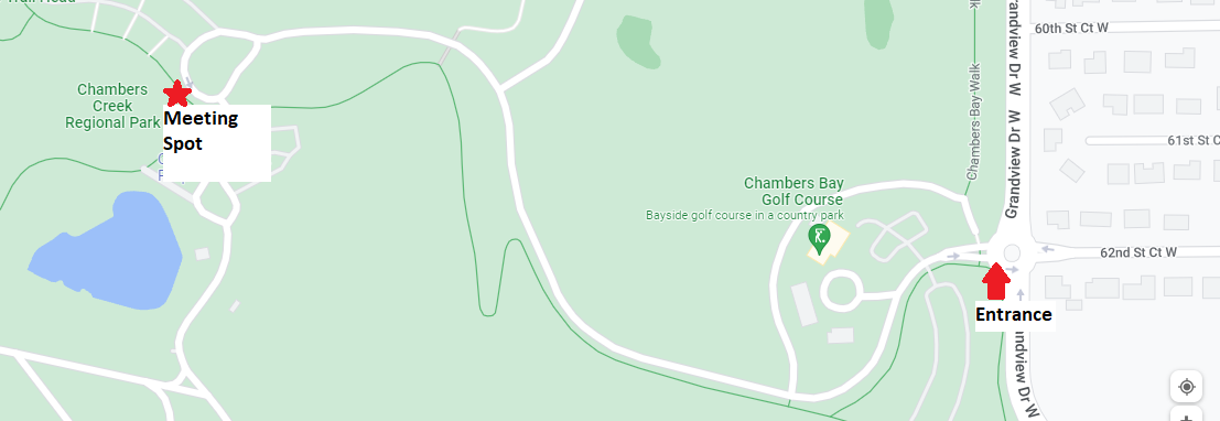 Chambers Creek Regional Park Map