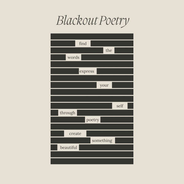 Image for event: Blackout Poetry Craft
