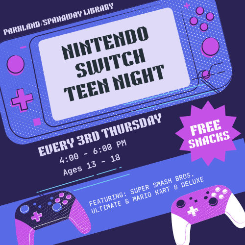 Image for event: Nintendo Switch Teen Night