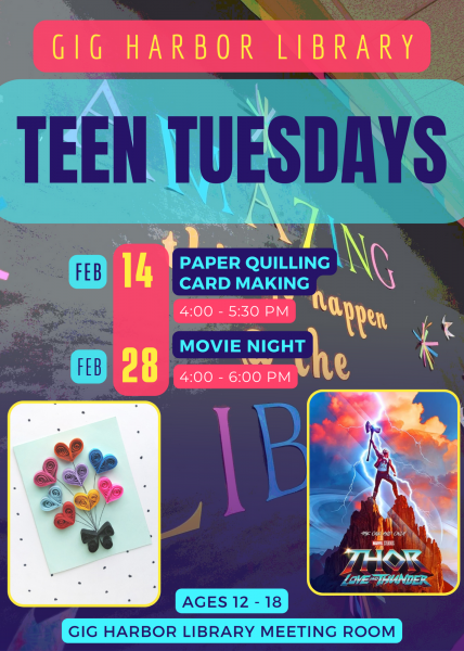 Image for event: Gig Harbor Teen Tuesdays