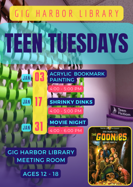 Image for event: Gig Harbor Library Teen Tuesdays