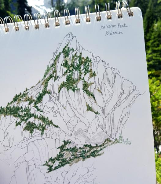 Image for event: Art Journal: Sketching Landscapes with Katie Dean 