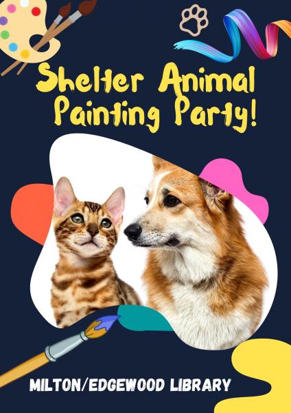 Image for event: Shelter Animal Painting Party!