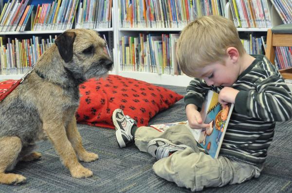 Image for event: Read to a Dog